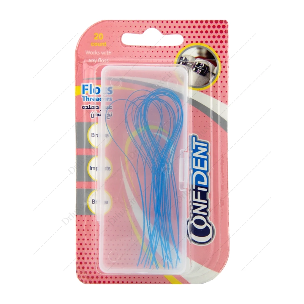 عبور دهنده نخ دندان ارتودنسی کانفیدنت 20 عدد